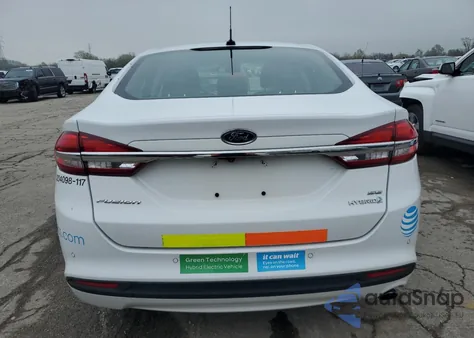 2017 Ford Fusion Se Hybrid z USA, uszkodzony, nr VIN 3FA6P0LU3HR409082